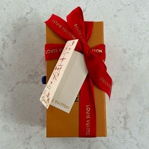 Louis Vuitton eyeglass box and gift wrap with LV gift card